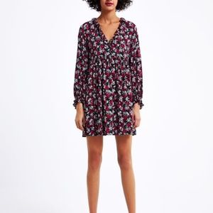 Floral print dress Zara XS